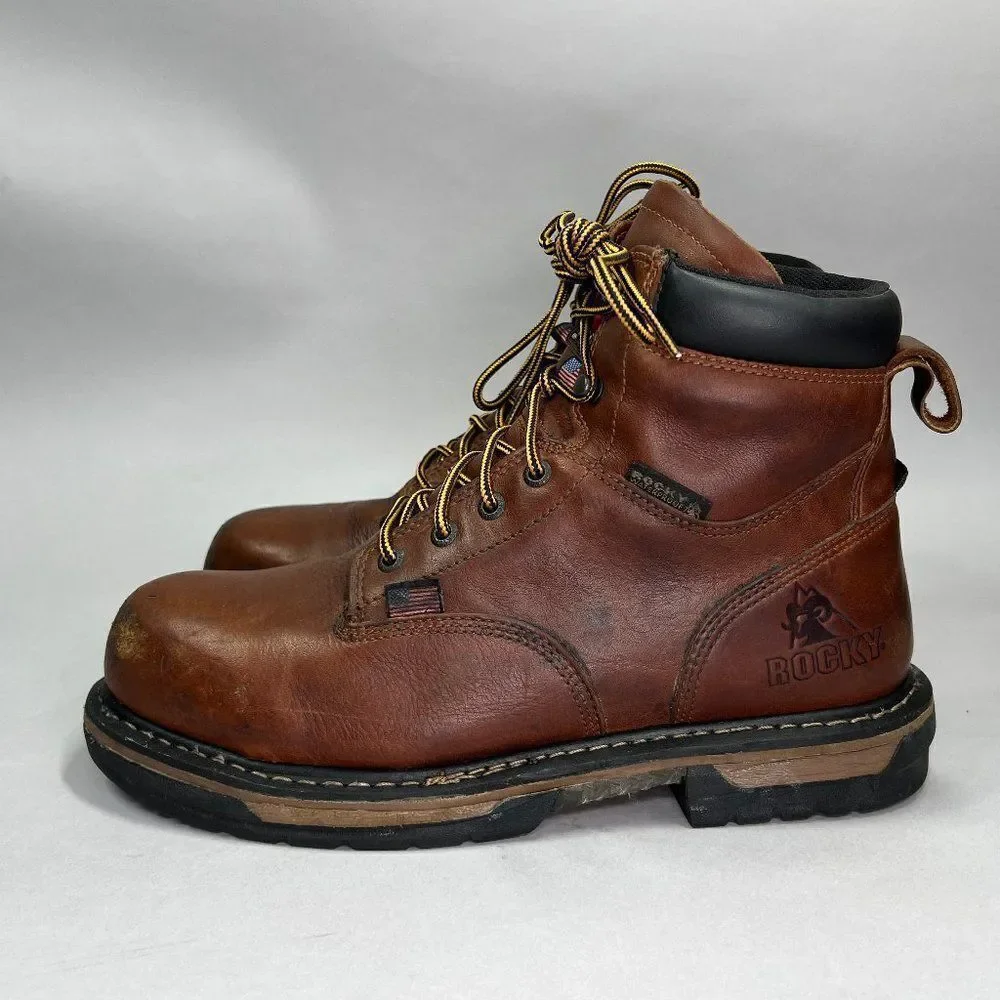 Rocky Men's Size‎ 11 IronClad Steel Toe Waterproof Work Boots